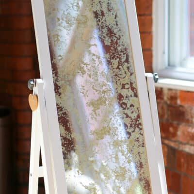 Homepage 33 Vintage Gold on Silver Mirror Window Film